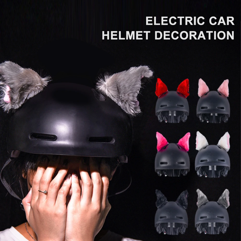 2Pcs/Set Plush Motorcycle Helmet Cute Cat Ears Motocross Full Face Off Road Helmet Deco Accessories Sticker Cosplay Car Styling
2Pcs/Set Plush Motorcycle Helmet Cute Cat Ears Motocross Full Face Off Road Helmet Deco Accessories Sticker Cosplay Car Styling