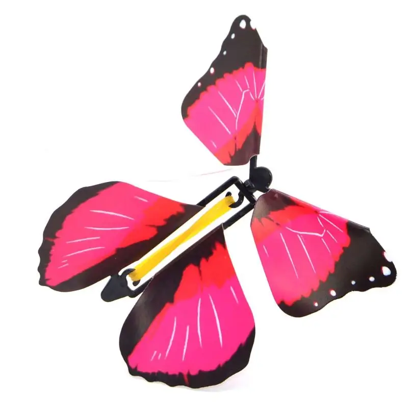 10 PCS Flying in the Book Fairy Rubber Band Powered Wind Up Butterfly Toy Great Surprise Gift
10 PCS Flying in the Book Fairy Rubber Band Powered Wind Up Butterfly Toy Great Surprise Gift