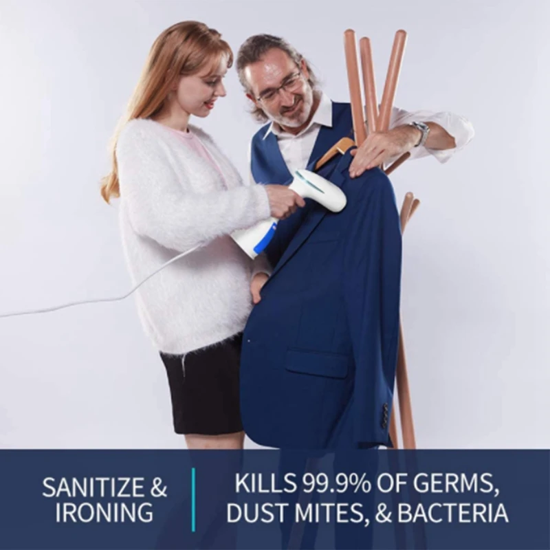 Quick-Heat Hand Garment Iron Steamer for 1500W Powerful Portable Fabric Steamer Travelling Home Steam Generator/Eu Plug
Quick-Heat Hand Garment Iron Steamer for 1500W Powerful Portable Fabric Steamer Travelling Home Steam Generator/Eu Plug