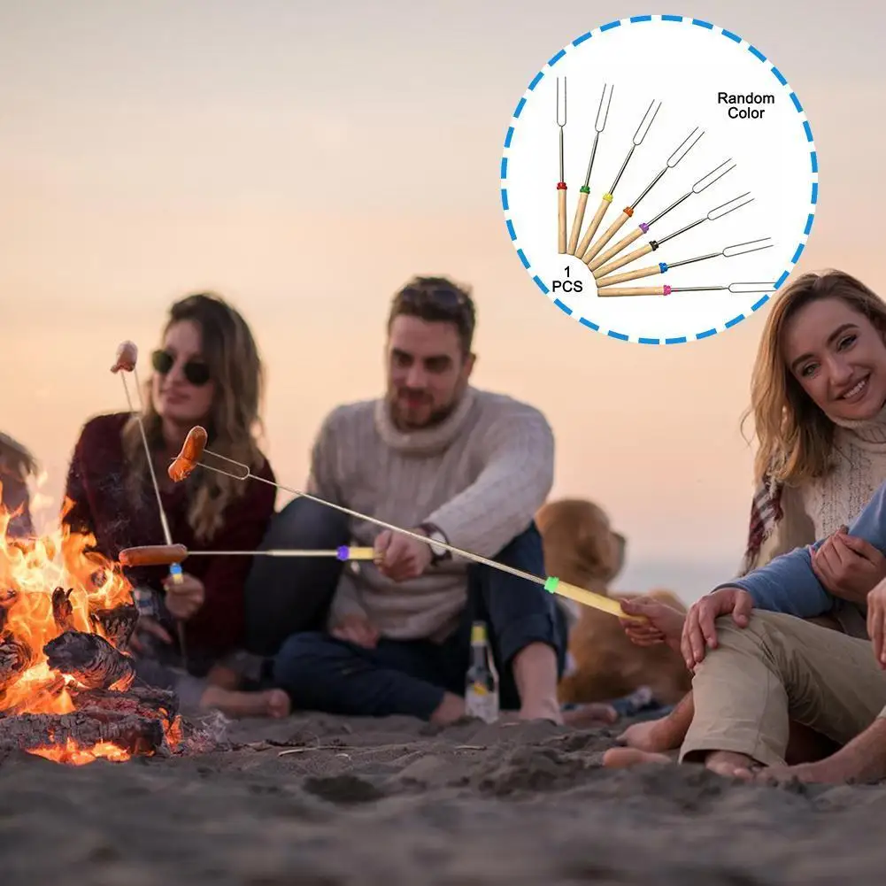 1pcs/set Newest Bbq Forks Camping with Bags Steel Wooden Telescoping Tool Skewers Sticks Roasting Barbecue Fork Handle Y0Z0
1pcs/set Newest Bbq Forks Camping with Bags Steel Wooden Telescoping Tool Skewers Sticks Roasting Barbecue Fork Handle Y0Z0