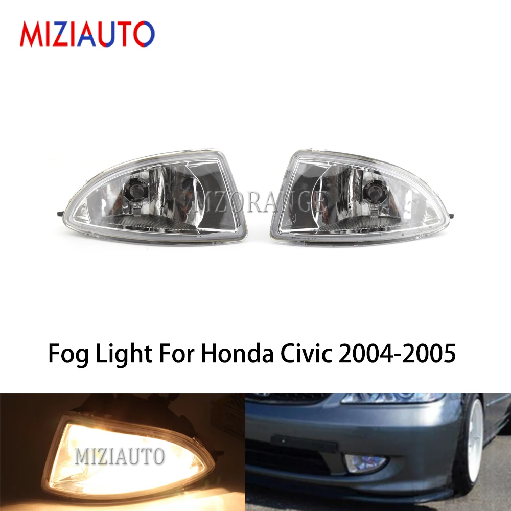 MIZIAUTO Fog light For Honda Civic 2004-2005 Halogen fog lamp Front Driving Lamps Car Light Assembly
MIZIAUTO Fog light For Honda Civic 2004-2005 Halogen fog lamp Front Driving Lamps Car Light Assembly