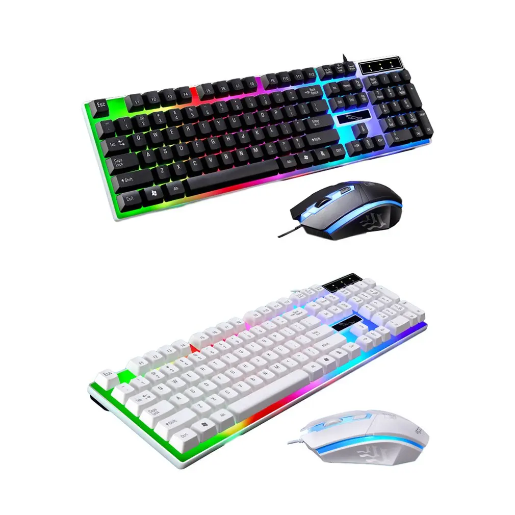 Gaming Keyboard Mouse Set With Backlight Keyboard Led Optical Mouse Set For Notebook Laptop Desktop PC
Gaming Keyboard Mouse Set With Backlight Keyboard Led Optical Mouse Set For Notebook Laptop Desktop PC