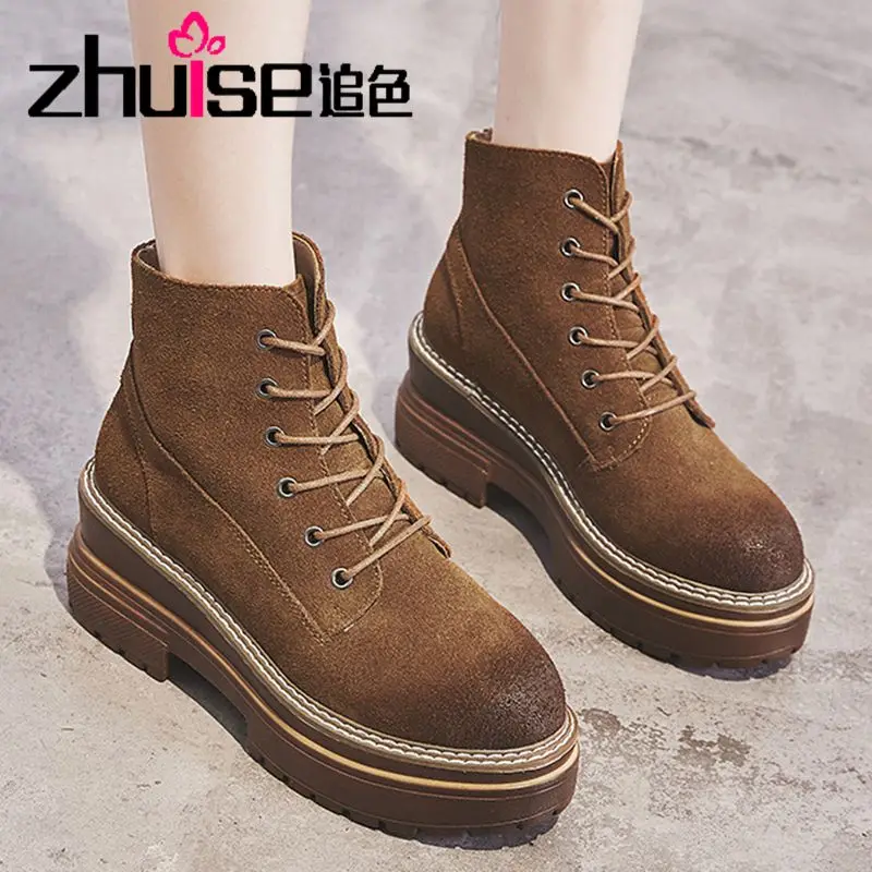 Riding boots women's British style autumn 2021 leather thick-soled inner increase women's boots motorcycle leather boots
Riding boots women's British style autumn 2021 leather thick-soled inner increase women's boots motorcycle leather boots