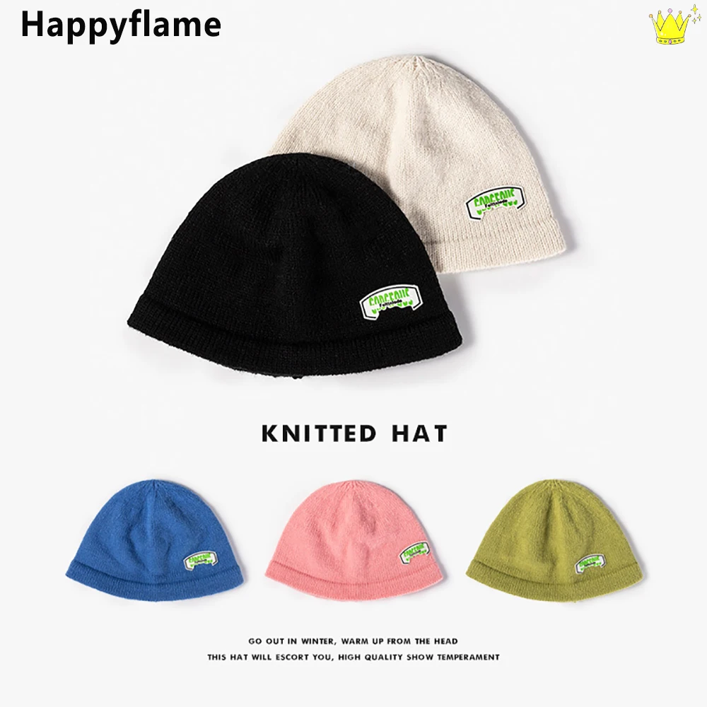 Solid Color Knitted Hats Men Women Winter Skullies Beanies Student Hip Hop Skullcap Streetwear Melon Caps Outdoor Warm Bonnets
Solid Color Knitted Hats Men Women Winter Skullies Beanies Student Hip Hop Skullcap Streetwear Melon Caps Outdoor Warm Bonnets