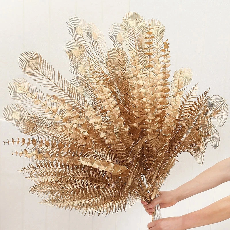 72-94cm Artificial Golden Plants Leaves Branch Home Living Room Desk Decor Party Wedding Holiday Flower Arrangement Photo Props
72-94cm Artificial Golden Plants Leaves Branch Home Living Room Desk Decor Party Wedding Holiday Flower Arrangement Photo Props