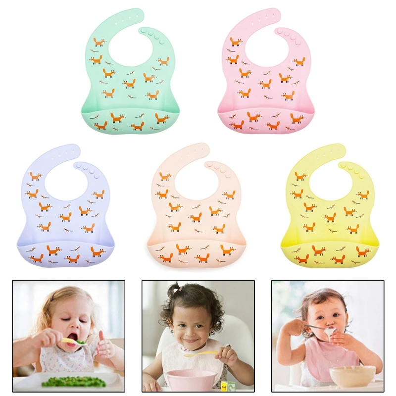 Baby Food Grade Silicone BPA Free Waterproof Bibs Newborn Toddler Feeding Tableware Infants Adjustable Drooling Burp Aprons
Baby Food Grade Silicone BPA Free Waterproof Bibs Newborn Toddler Feeding Tableware Infants Adjustable Drooling Burp Aprons