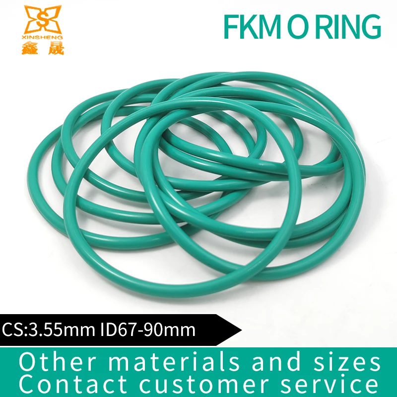 Rubber Ring Green FKM O rings Seals CS3.55mm ID67/69/71/73/75/77.5/80/82.5/87.5/90mm ORing Seal Gasket Fuel Washer
Rubber Ring Green FKM O rings Seals CS3.55mm ID67/69/71/73/75/77.5/80/82.5/87.5/90mm ORing Seal Gasket Fuel Washer