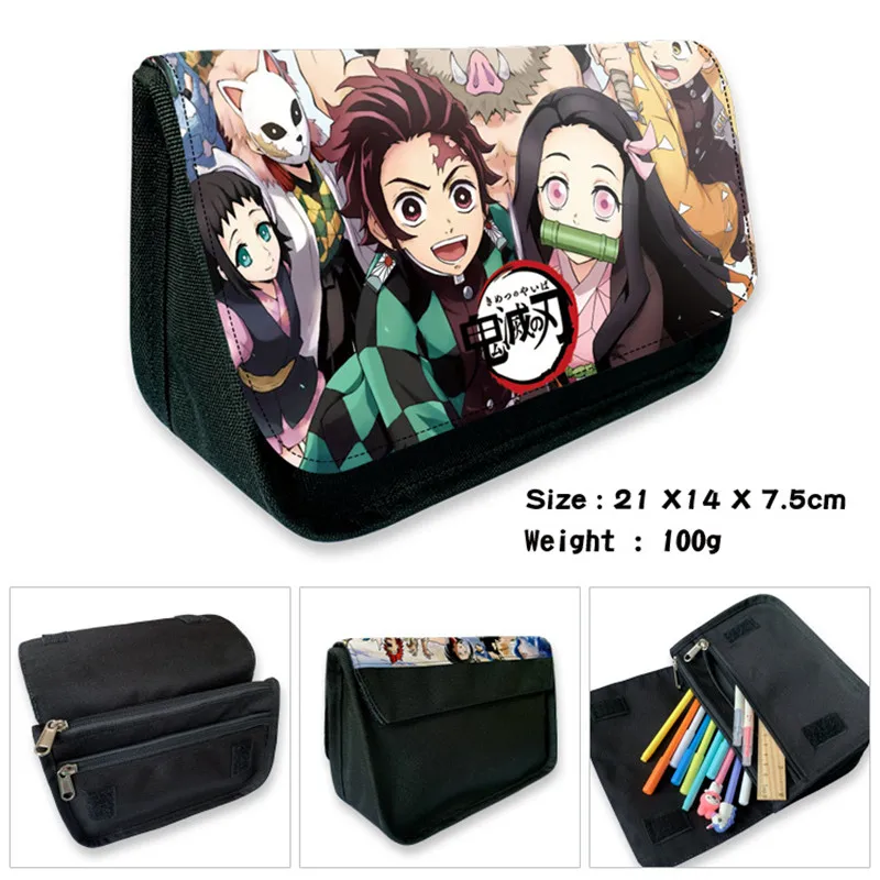 Demon Slayer's Blade Peripheral Student Cartoon Stationery Box Backpack Anime Wallet Pencil Case Cosmetic Bag Coin Purse
Demon Slayer's Blade Peripheral Student Cartoon Stationery Box Backpack Anime Wallet Pencil Case Cosmetic Bag Coin Purse
