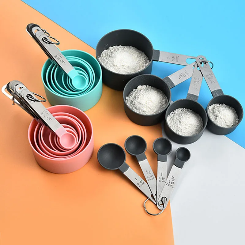 Multi Purpose Spoons&Cup Measuring Tools PP Baking Accessories Stainless Steel&Plastic Handle Kitchen Gadgets
Multi Purpose Spoons&Cup Measuring Tools PP Baking Accessories Stainless Steel&Plastic Handle Kitchen Gadgets