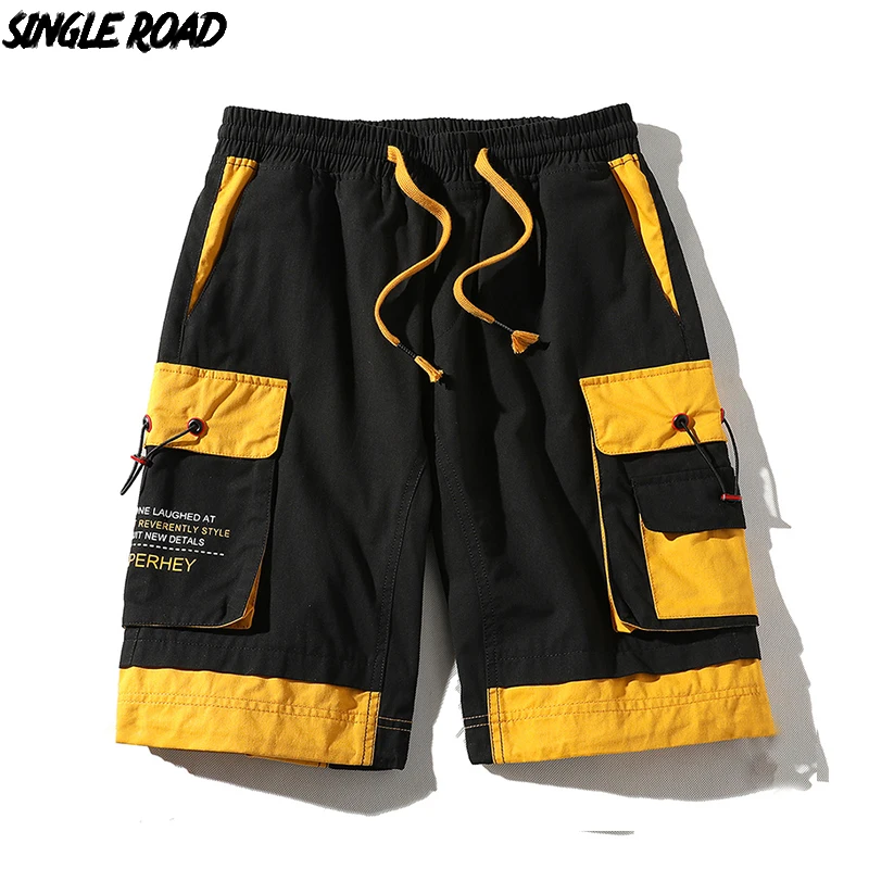 SingleRoad Mens Cargo Shorts Men 2020 Summer Side Pockets Black Patchwork Hip Hop Japanese Streetwear Male Pants Shorts For Men
SingleRoad Mens Cargo Shorts Men 2020 Summer Side Pockets Black Patchwork Hip Hop Japanese Streetwear Male Pants Shorts For Men