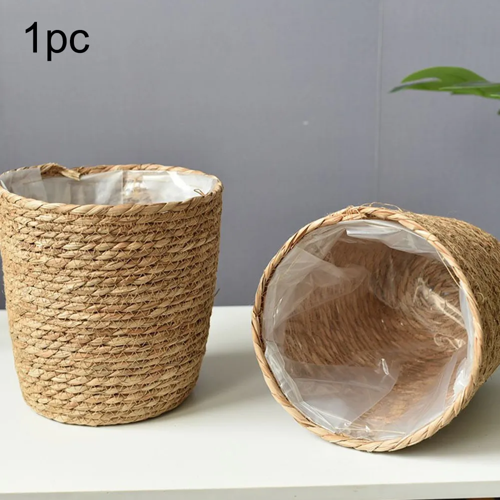 1pc Seagrass Planter Basket Indoor Planter Storage Basket Flower Pot With Waterproof Liner Housewarming Gift Storage Basket
1pc Seagrass Planter Basket Indoor Planter Storage Basket Flower Pot With Waterproof Liner Housewarming Gift Storage Basket
