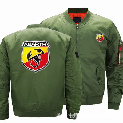 New Fashion Autumn Winter Abarth Car Logo Jacket Men Round Collar Baseball Flight Jacket Male Uniform Coat
New Fashion Autumn Winter Abarth Car Logo Jacket Men Round Collar Baseball Flight Jacket Male Uniform Coat