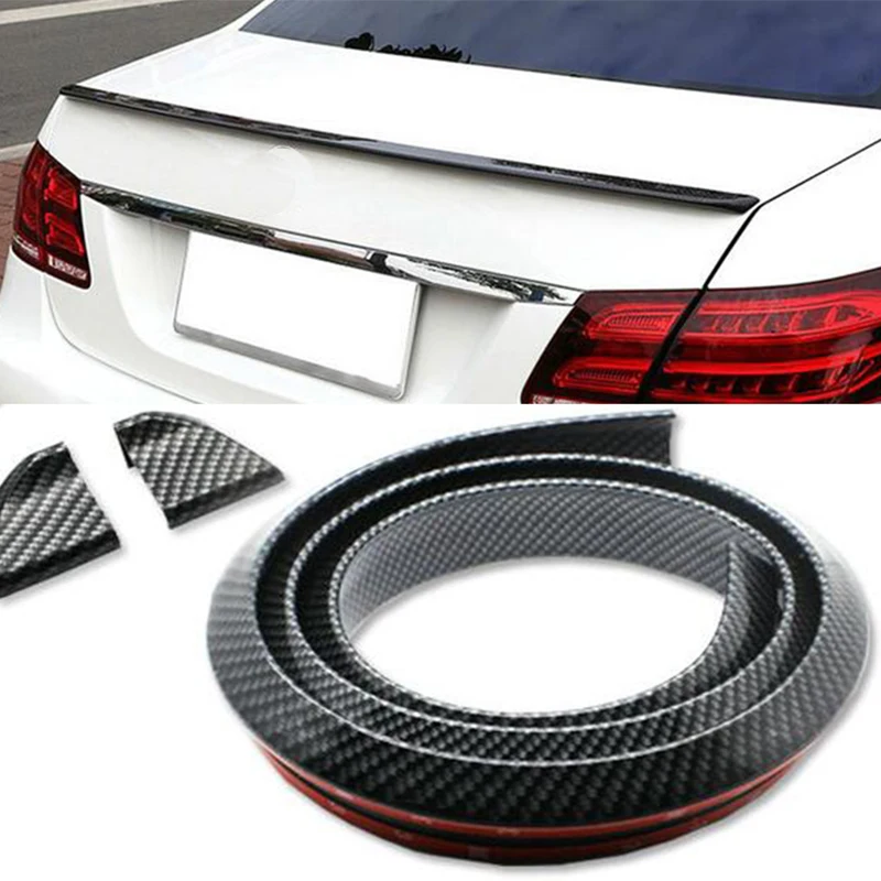 1.5 Meters Universal Fake Carbon Fiber Rubber Car Rear Spoiler Trunk lip Wing Car Accessories
1.5 Meters Universal Fake Carbon Fiber Rubber Car Rear Spoiler Trunk lip Wing Car Accessories