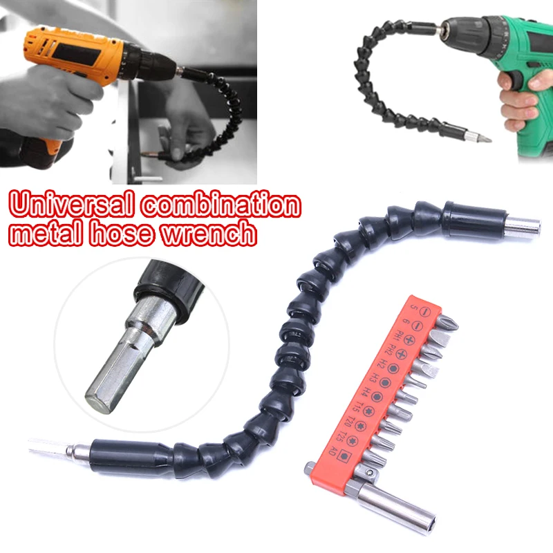 3pcs Flexible Drill Bit Extension Kit with Screws Drill Bit Holder Tool for Repair DIY SAL99
3pcs Flexible Drill Bit Extension Kit with Screws Drill Bit Holder Tool for Repair DIY SAL99
