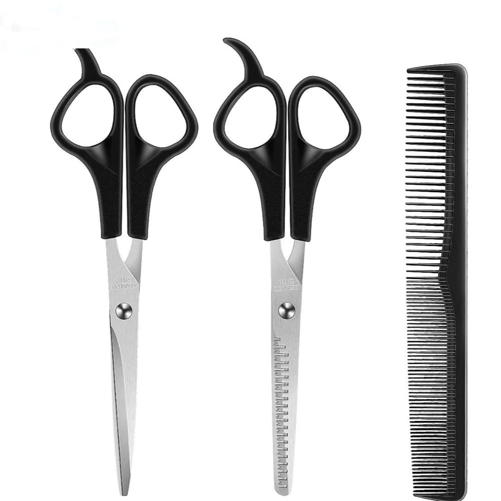 3PCS Hairdressing Scissors 6 Inch Scissors for Cutting Thinning Hair Comb Barber Accessories Salon Hairdressing Shears
3PCS Hairdressing Scissors 6 Inch Scissors for Cutting Thinning Hair Comb Barber Accessories Salon Hairdressing Shears