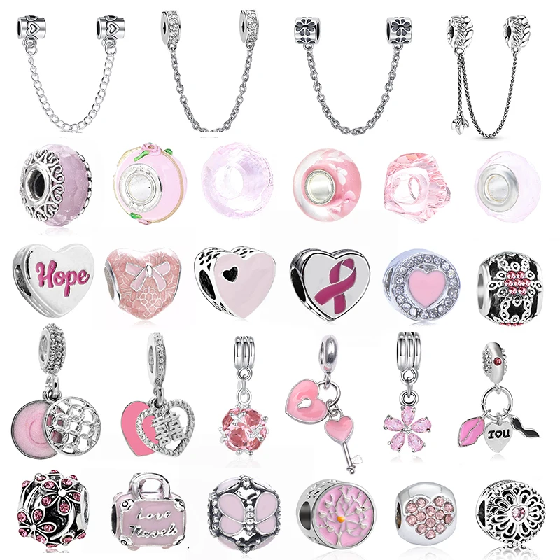 2Pcs/Lot Pink Murano Glass Beads Charms Pendant fit Original Beads Bracelets Necklace for Women Lover Jewelry Making Accessories
2Pcs/Lot Pink Murano Glass Beads Charms Pendant fit Original Beads Bracelets Necklace for Women Lover Jewelry Making Accessories
