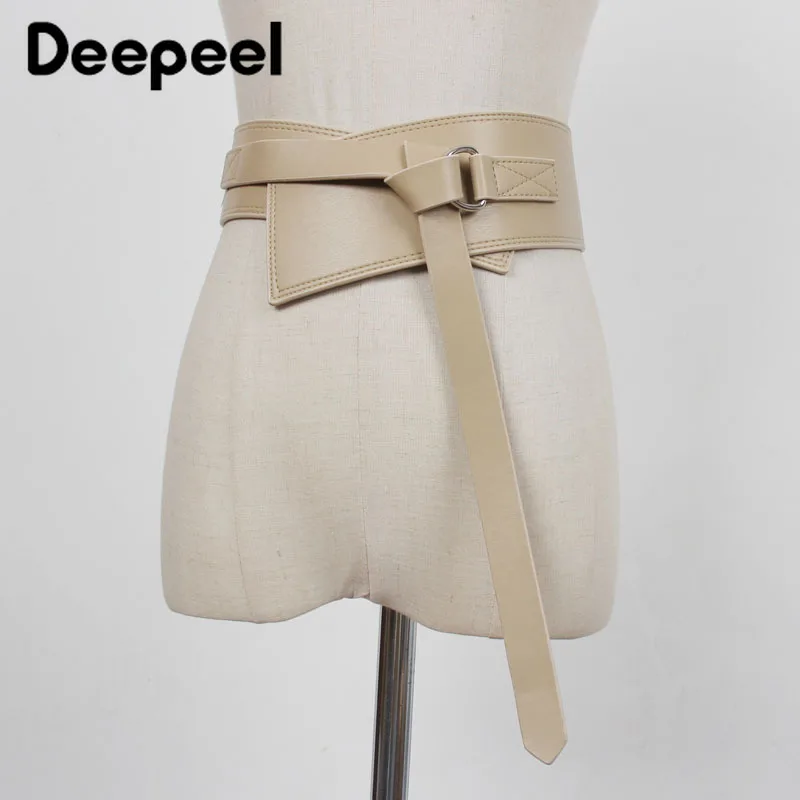 2021 Deepeel 1pc 7.3*121cm New Ladies PU Leather Wide Cummerbunds Fashion Female Decorative Waist Corset Belt Luxury Woman Belts
2021 Deepeel 1pc 7.3*121cm New Ladies PU Leather Wide Cummerbunds Fashion Female Decorative Waist Corset Belt Luxury Woman Belts