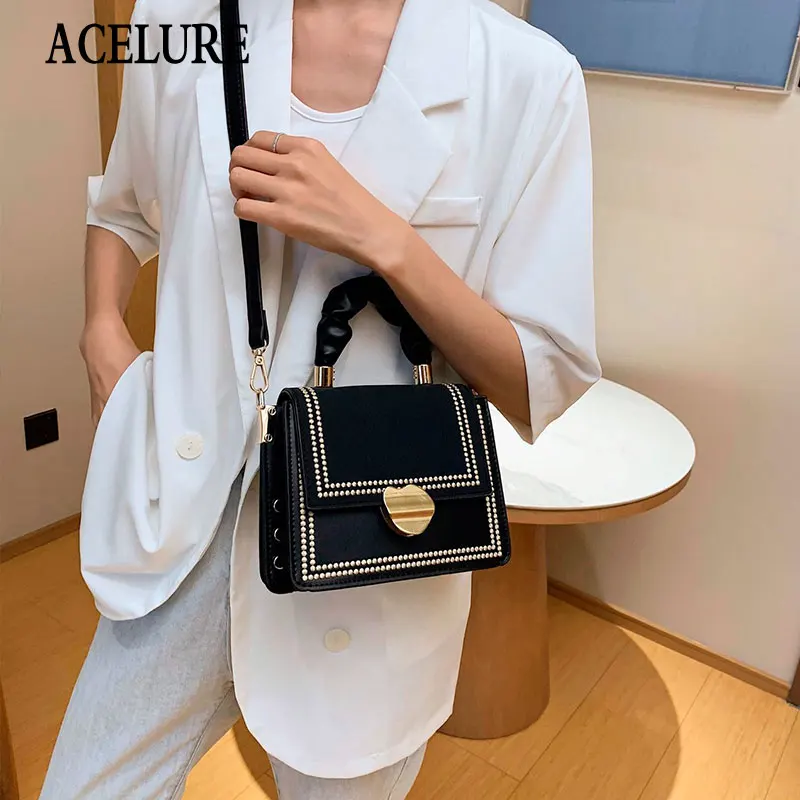 ACELURE Solid Color PU Leather Shoulder Bags for Women Fashion Small Handbags Female Cover Crossbody Bags Purse Ladies Hand Bags
ACELURE Solid Color PU Leather Shoulder Bags for Women Fashion Small Handbags Female Cover Crossbody Bags Purse Ladies Hand Bags