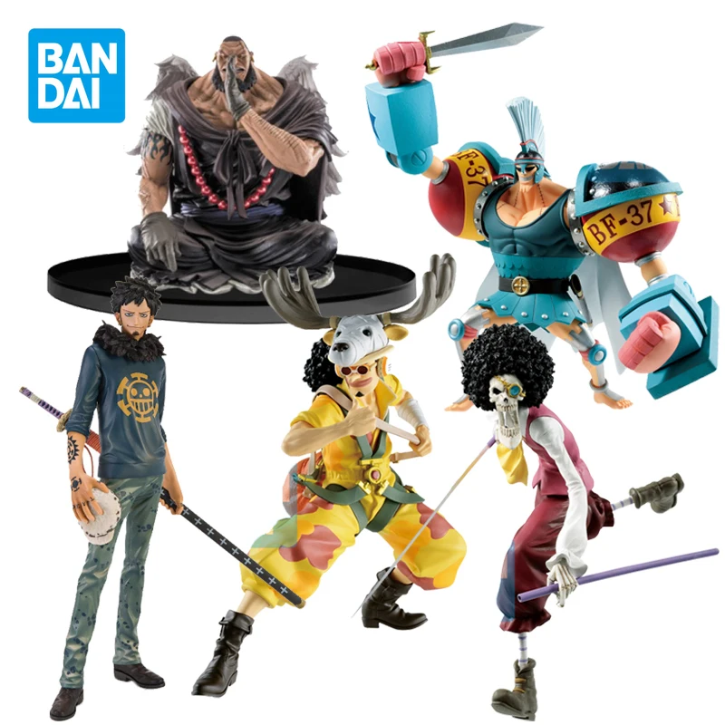 Bandai Genuine Anime One Piece Usopp Trafalgar Law Franky Brook Urouge Action Figures Collectible Ornaments Toys Christmas Gifts
Bandai Genuine Anime One Piece Usopp Trafalgar Law Franky Brook Urouge Action Figures Collectible Ornaments Toys Christmas Gifts
