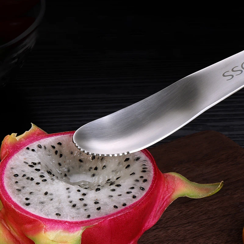 Eeuwenvel van appelmodder, roestvrij staal, lepeltje van fruit, fruit vork, dubbel doel, ijslepel voor kinderen.
Eeuwenvel van appelmodder, roestvrij staal, lepeltje van fruit, fruit vork, dubbel doel, ijslepel voor kinderen.