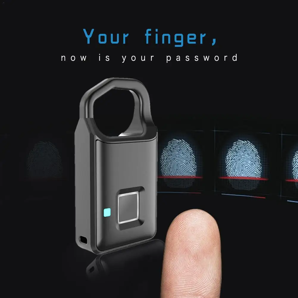 FORSmart fingerprint keyless door lock Rechargeable padlock Quickly unlock zinc alloy metal self-developed chip Fingerprint safe
FORSmart fingerprint keyless door lock Rechargeable padlock Quickly unlock zinc alloy metal self-developed chip Fingerprint safe