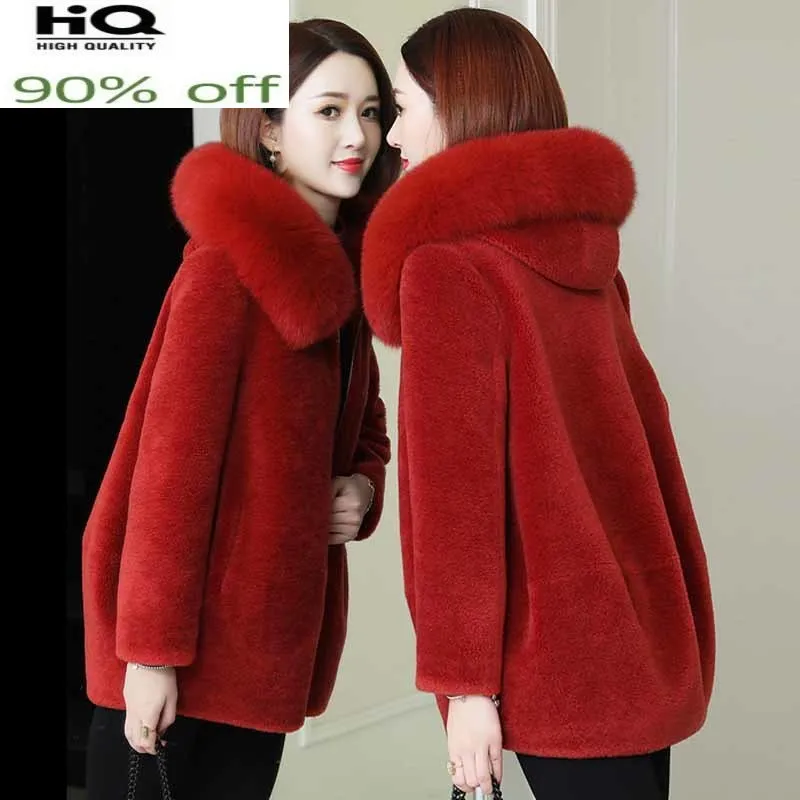 Woman Jacket Women's Clothing Winter Coat Women 2022 New Faux Fur Coats Oversize Hooded Thick Plush Parkas Mujer Chaqueta LXR318
Woman Jacket Women's Clothing Winter Coat Women 2022 New Faux Fur Coats Oversize Hooded Thick Plush Parkas Mujer Chaqueta LXR318