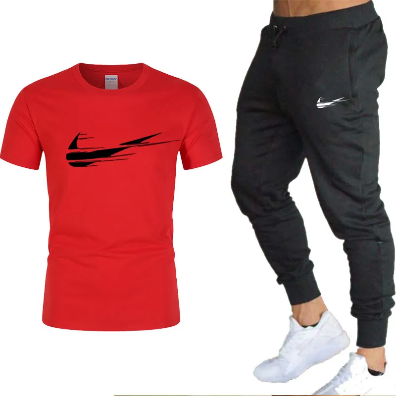 2021 Tracksuit men Summer Popular men's Sports suit, Cotton T-shirt + Breathable Trousers Running and Cycling Men's Suit
2021 Tracksuit men Summer Popular men's Sports suit, Cotton T-shirt + Breathable Trousers Running and Cycling Men's Suit