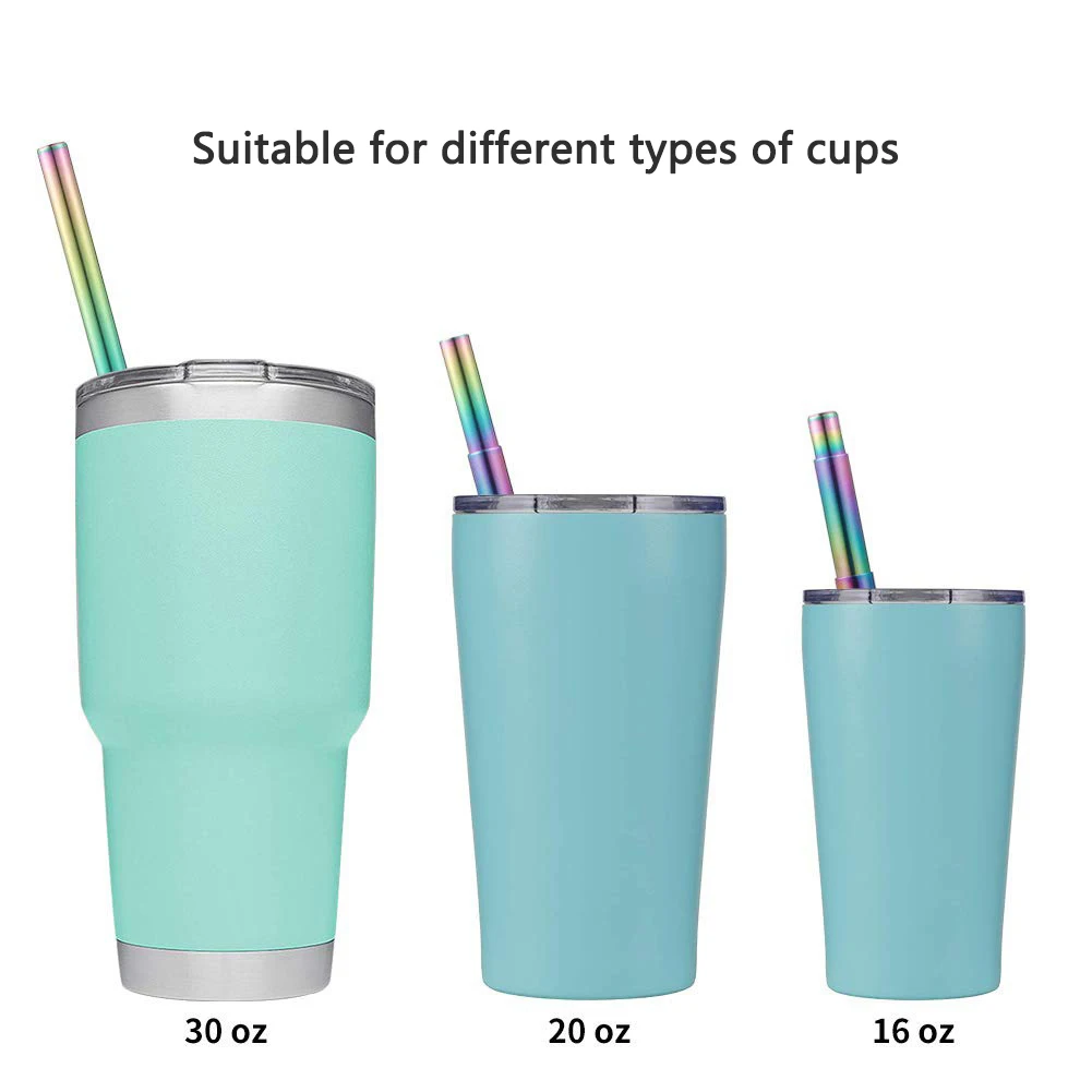Reusable Stainless Steel Straws with Aluminium Keychain Case Cleaning Brush Collapsible Telescopic Portable Drinking Straws 
Reusable Stainless Steel Straws with Aluminium Keychain Case Cleaning Brush Collapsible Telescopic Portable Drinking Straws