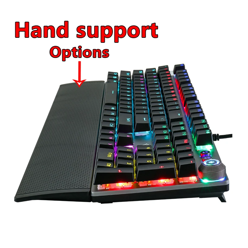 AULA Russia Post Mechanical Keyboard USB Wired Gaming Mix Backlit 104 KEYS Anti-Ghosting Blue Black Switch For Laptop PC
AULA Russia Post Mechanical Keyboard USB Wired Gaming Mix Backlit 104 KEYS Anti-Ghosting Blue Black Switch For Laptop PC