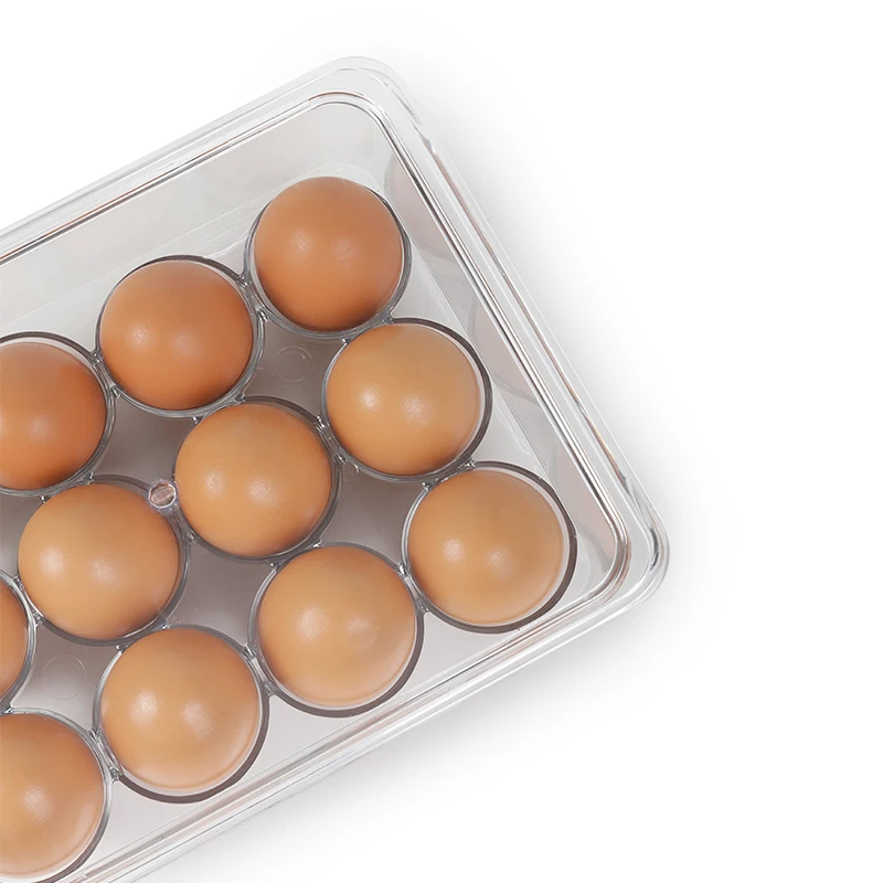 1 PC 12 egg tray thickened plastic transparent egg storage container refrigerator home kitchen egg rack WY
1 PC 12 egg tray thickened plastic transparent egg storage container refrigerator home kitchen egg rack WY