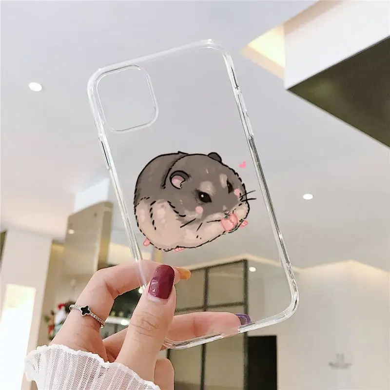 Hamsters cartoon cute lovely Phone Case Transparent for iPhone 6 7 8 11 12 s mini pro X XS XR MAX Plus SE cover funda
Hamsters cartoon cute lovely Phone Case Transparent for iPhone 6 7 8 11 12 s mini pro X XS XR MAX Plus SE cover funda