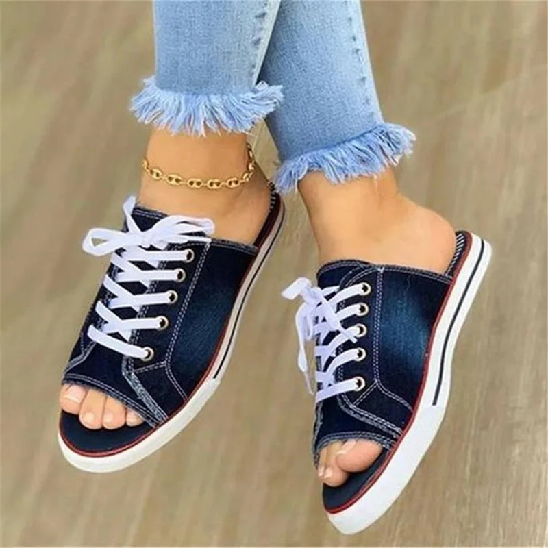 Women Summer Sandals Flats Shoes Woman Sexy Slippers Slides Lace Up Plus Size Denim Jean Sandalias Mujer slippers women
Women Summer Sandals Flats Shoes Woman Sexy Slippers Slides Lace Up Plus Size Denim Jean Sandalias Mujer slippers women