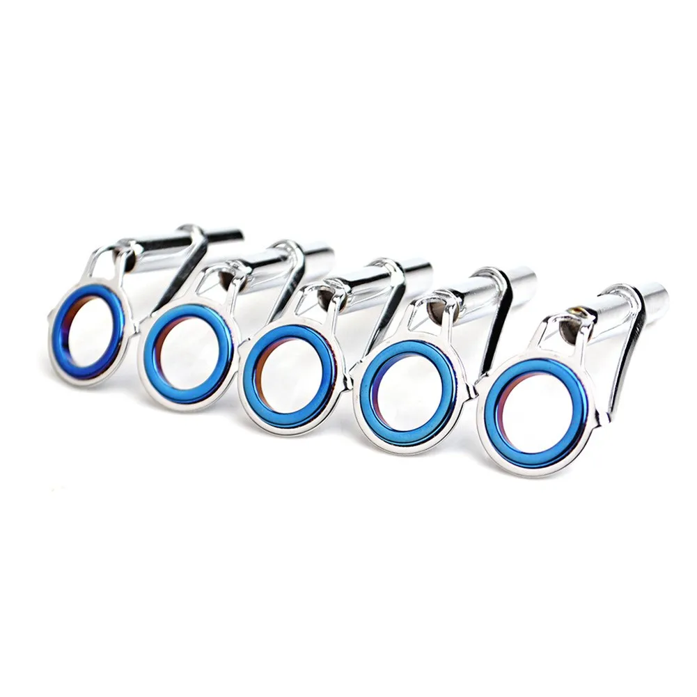 5Pcs Fishing Rod Guide Ring Spinning Stainless Steel Frame Spin Pole Eye Line Ring Tip Eye Top Fishing Tackle Repair Kits
5Pcs Fishing Rod Guide Ring Spinning Stainless Steel Frame Spin Pole Eye Line Ring Tip Eye Top Fishing Tackle Repair Kits