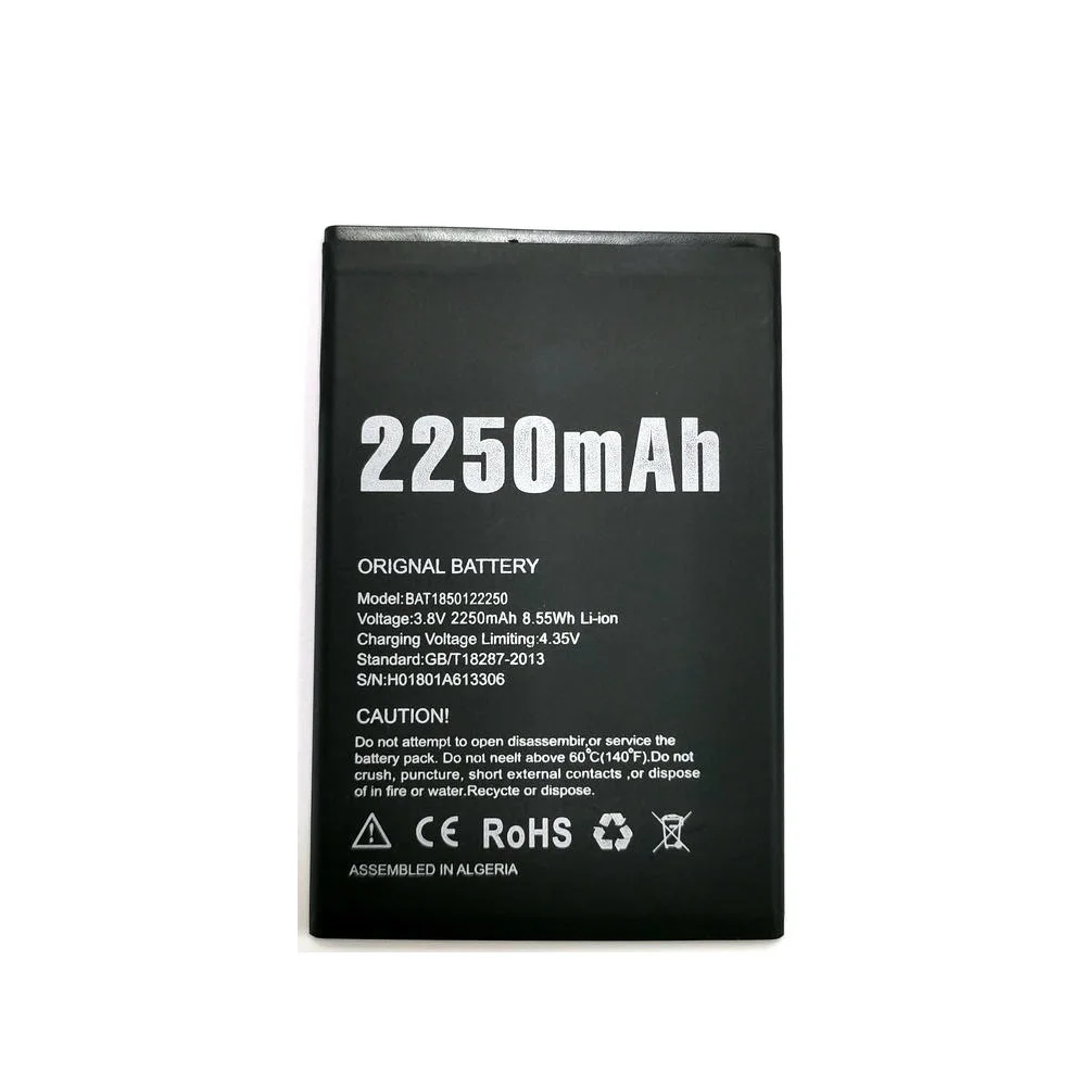 Новая замена батареи DOOGEE X11 BAT1850122250 2250mAh для смартфонов | Мобильные телефоны и