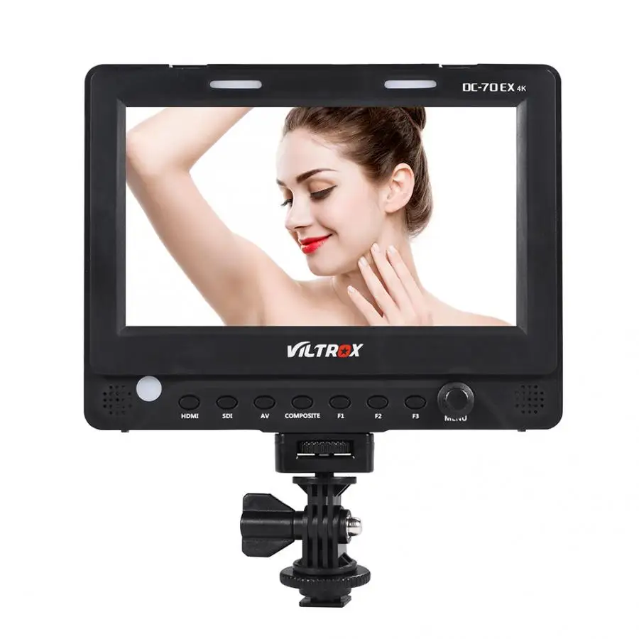 DC-70EX 7 "4K HD 1024x600 HDMI-совместимый SDI AV вход камера видео ЖК-дисплей монитор для фотостудии Фотография
DC-70EX 7 "4K HD 1024x600 HDMI-совместимый SDI AV вход камера видео ЖК-дисплей монитор для фотостудии Фотография