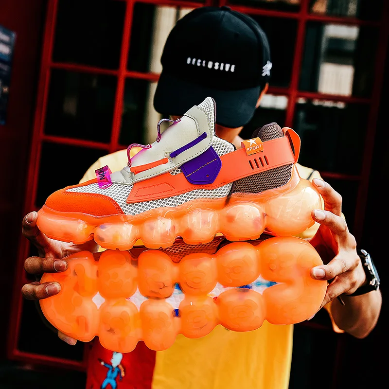 Novelties 2021 Trend TPU Popcorn Light Running Shoes for Man Mesh Breathable Multicolor Sneakers All-match Colorful Tennis Shoe
Novelties 2021 Trend TPU Popcorn Light Running Shoes for Man Mesh Breathable Multicolor Sneakers All-match Colorful Tennis Shoe