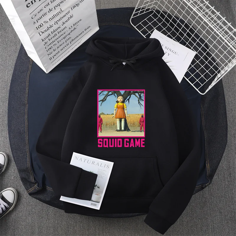 Squid Game Hoodie Vintage Harajuku Women's Winter Hoodies Kawaii Cute squid game Costume Streetwear Aesthetic Loose Sweatshirts
Squid Game Hoodie Vintage Harajuku Women's Winter Hoodies Kawaii Cute squid game Costume Streetwear Aesthetic Loose Sweatshirts