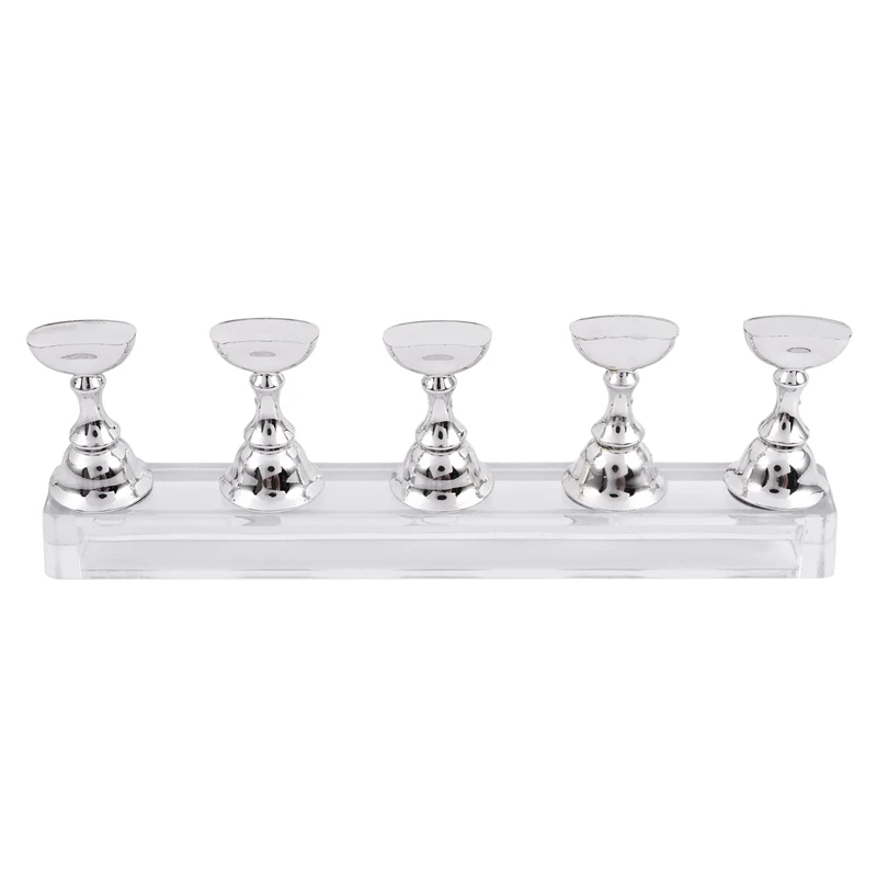 New Magnetic Acrylic Manicure Tools Nail Practice Hand Nail Exercises Pedestal Nail Supplies Nail Tips Display Stand Silver
New Magnetic Acrylic Manicure Tools Nail Practice Hand Nail Exercises Pedestal Nail Supplies Nail Tips Display Stand Silver