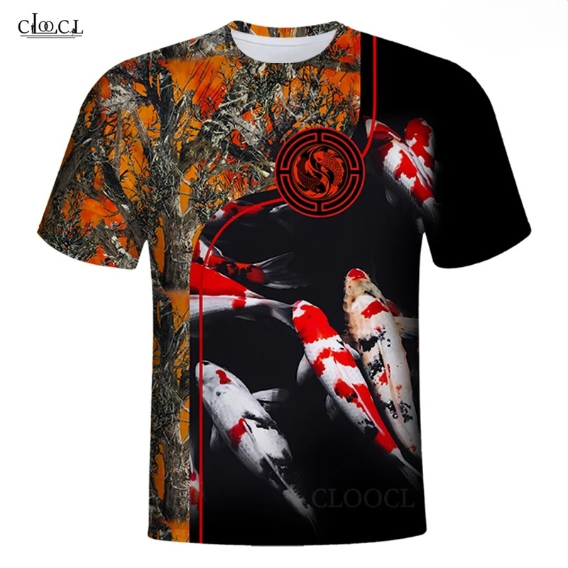 CLOOCL Koi Fishing Men T Shirt 3D Print Harajuku T Shirt Men/Women Hip Hop Streetwear Pullover
CLOOCL Koi Fishing Men T Shirt 3D Print Harajuku T Shirt Men/Women Hip Hop Streetwear Pullover