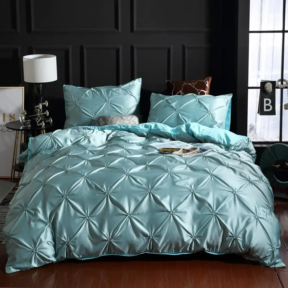 Luxury Bedding Cover Set Pull Flower Duvet Cover+Pillowcase 2-3PCS Soft Solid Bed Cover Nobel Sky Blue
Luxury Bedding Cover Set Pull Flower Duvet Cover+Pillowcase 2-3PCS Soft Solid Bed Cover Nobel Sky Blue