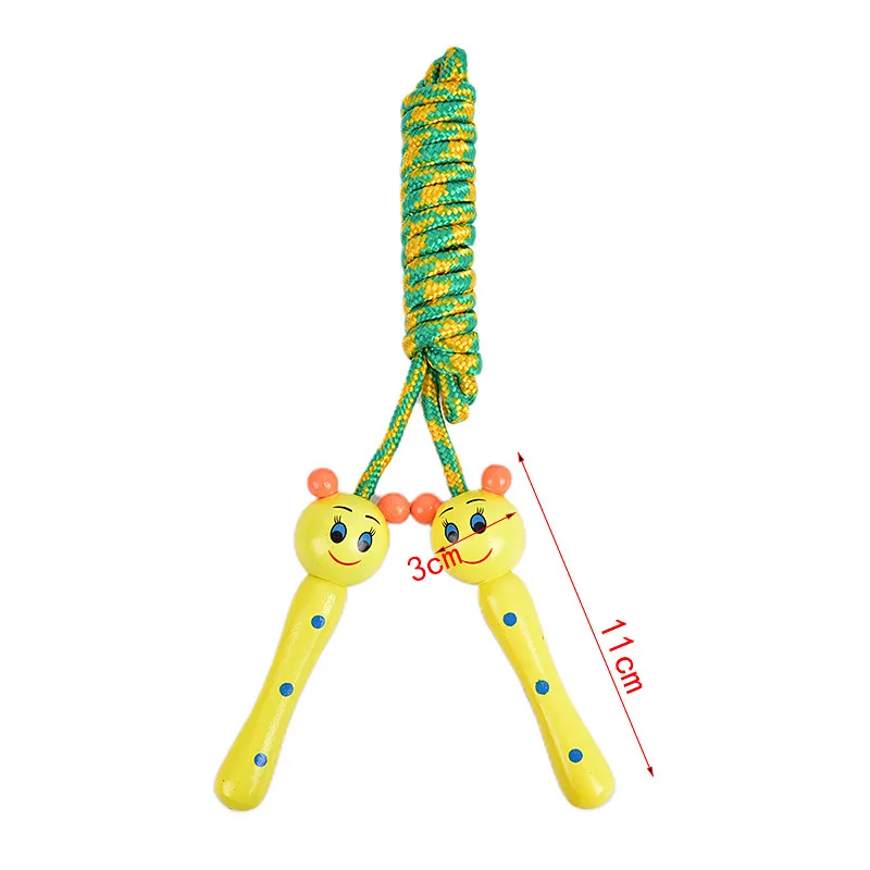 1PC Cute Cartoon Skipping Ropes Kids Jump Ropes Wood Handle Sport Bodybuilding Fitness Lovely Children Fitness Equipment
1PC Cute Cartoon Skipping Ropes Kids Jump Ropes Wood Handle Sport Bodybuilding Fitness Lovely Children Fitness Equipment
