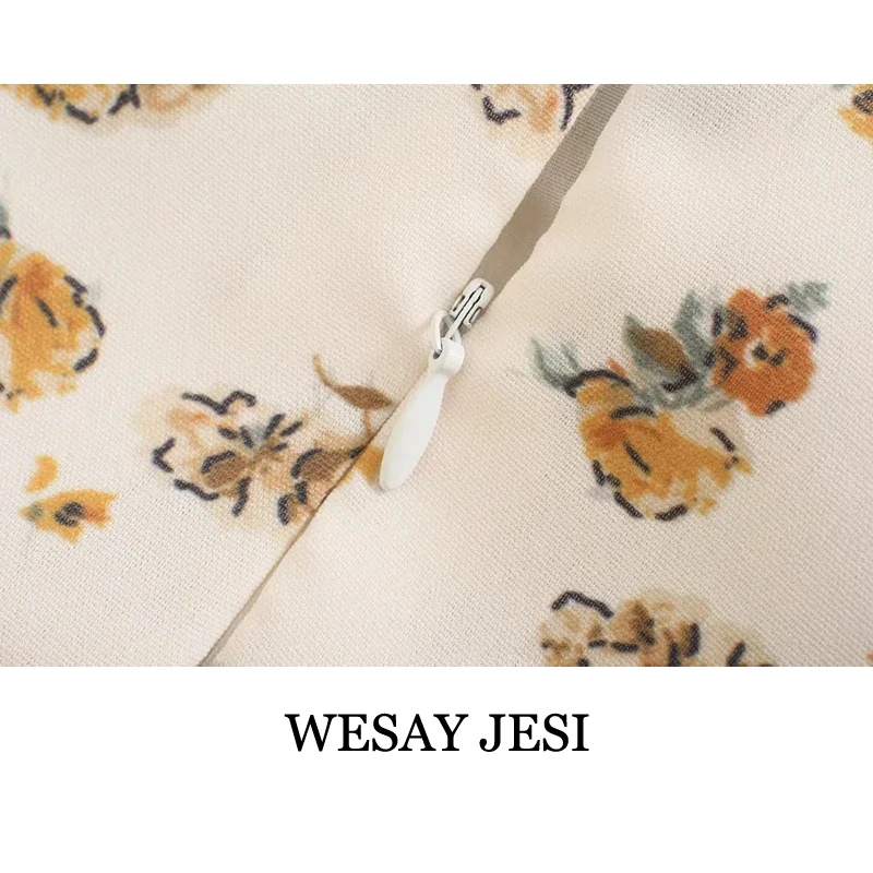WESAY JESI Summer Dress Woman Fashion Party Dresses Puff Sleeve Floral Print Casual A-Line High Waist Sundress Vacation Holiday
WESAY JESI Summer Dress Woman Fashion Party Dresses Puff Sleeve Floral Print Casual A-Line High Waist Sundress Vacation Holiday