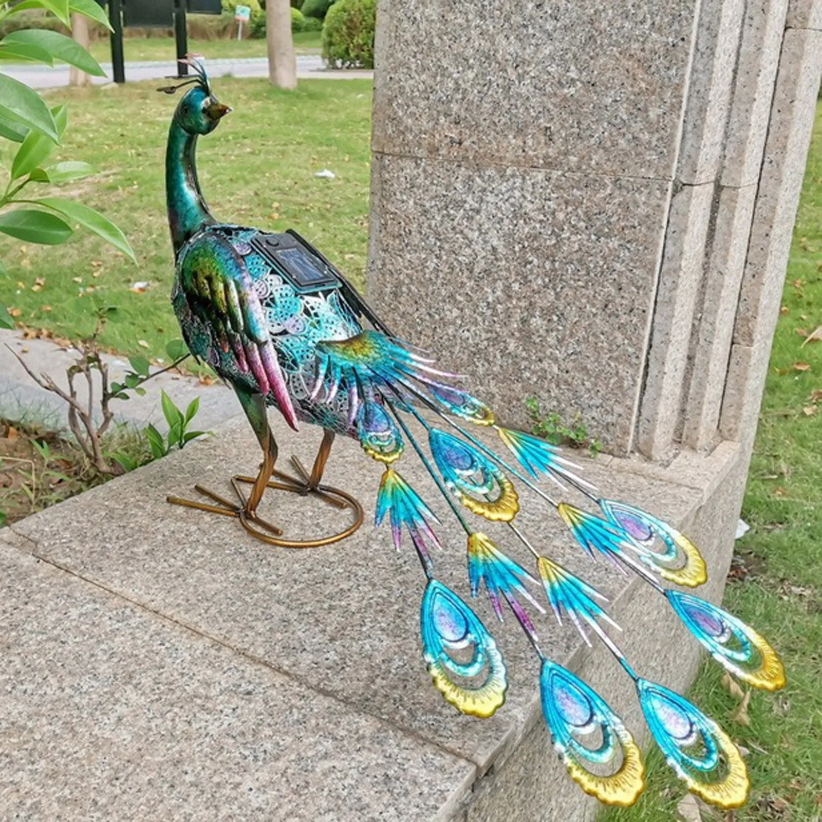 Creative Peacock Lamp Outdoor Garden Animal Floor Solar Lamp Luminous Garden Decoration Mental Iron Peacock Animal Rain Gauge
Creative Peacock Lamp Outdoor Garden Animal Floor Solar Lamp Luminous Garden Decoration Mental Iron Peacock Animal Rain Gauge