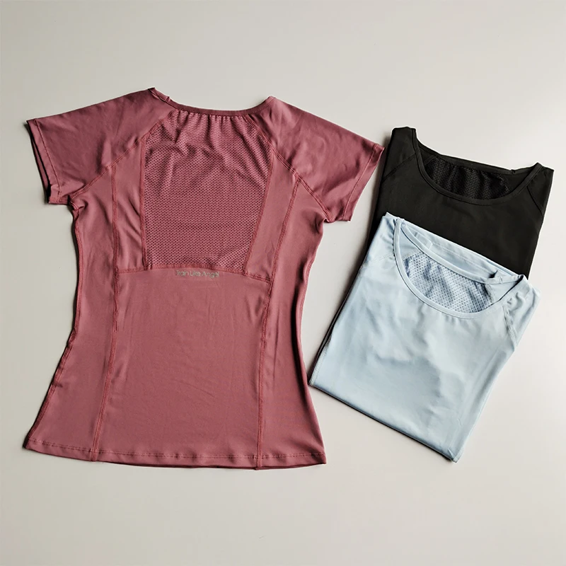 Summer Professional Women Sports Top Quick-drying O-neck Female Sporty T-shirt Slim Breathable Fitness Lady Yoga Workout Top
Summer Professional Women Sports Top Quick-drying O-neck Female Sporty T-shirt Slim Breathable Fitness Lady Yoga Workout Top