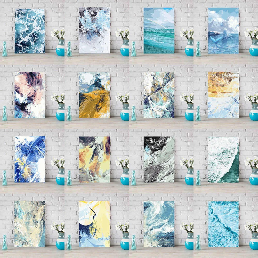 JANI blue ocean wave abstract painting by numbers painting kit package 40x50cm canvas coloring oil painting home decoration
JANI blue ocean wave abstract painting by numbers painting kit package 40x50cm canvas coloring oil painting home decoration
