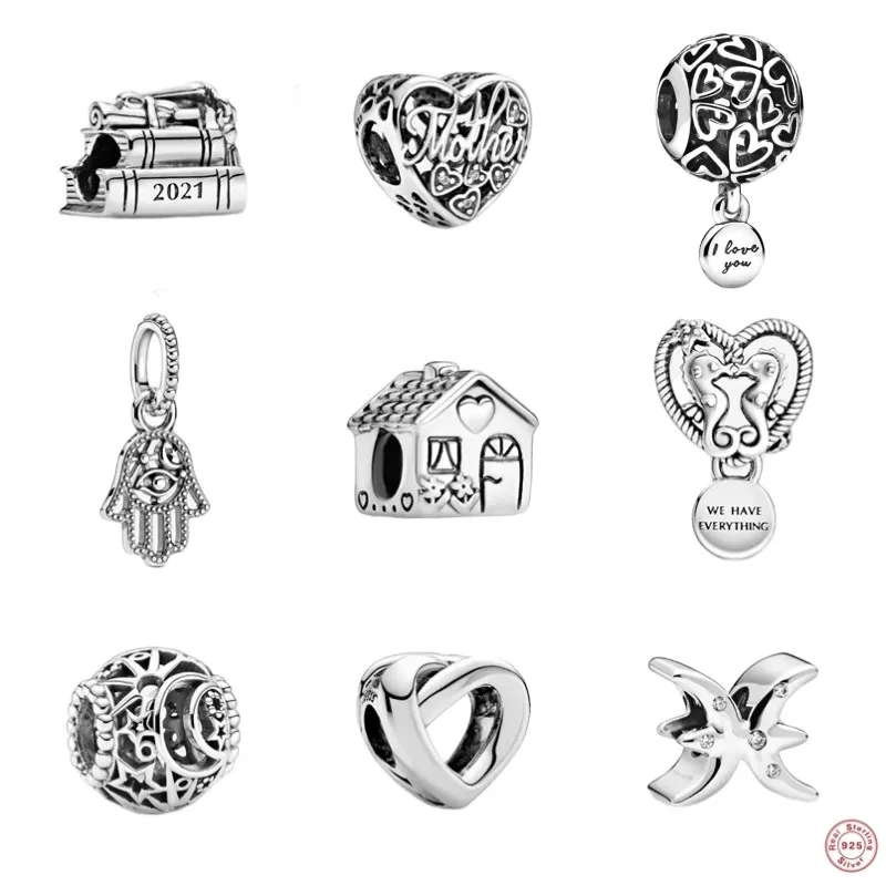 2021 Top Sale 925 Silver Charm Bead Fit Original Pandora Bracelet DIY Twelve constellations Family Trunk and Clip Pulsera Charm
2021 Top Sale 925 Silver Charm Bead Fit Original Pandora Bracelet DIY Twelve constellations Family Trunk and Clip Pulsera Charm