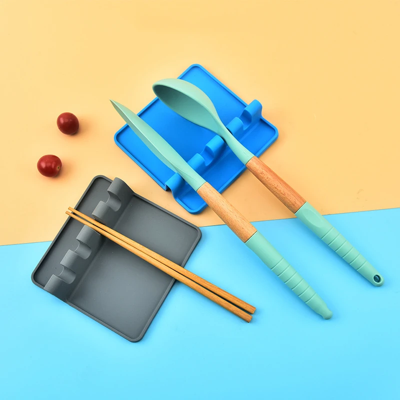 Silicone Soup Spoon Rack Multifunctional Kitchenware Shovel Spoon Spatula Rack Household Creative Pot Cover Storage Rack
Silicone Soup Spoon Rack Multifunctional Kitchenware Shovel Spoon Spatula Rack Household Creative Pot Cover Storage Rack