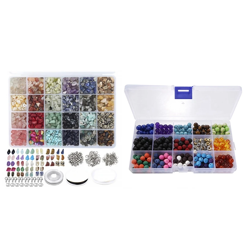 8mm Lava Stone Round Beads Loose Beads Colorful Chakra Beads 15 Grid Boxed & Irregular Gemstone Bead Kit
8mm Lava Stone Round Beads Loose Beads Colorful Chakra Beads 15 Grid Boxed & Irregular Gemstone Bead Kit