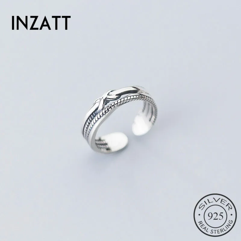 INZATT Настоящее серебро 925 пробы винтажное геометрическое регулируемое кольцо для женщин вечерние ювелирные изделия минималистичные аксесс...
INZATT Настоящее серебро 925 пробы винтажное геометрическое регулируемое кольцо для женщин вечерние ювелирные изделия минималистичные аксесс...