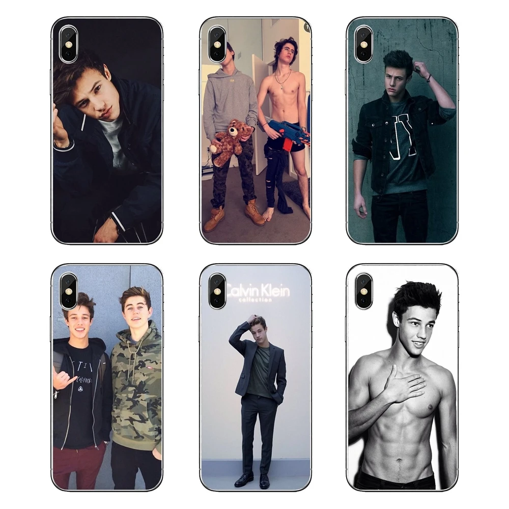 Прозрачный мягкий чехол для Samsung Galaxy Note 8 9 S9 S10 A8 A9 Star Lite Plus A6S A9S Magcon Boys CAMERON DALLAS